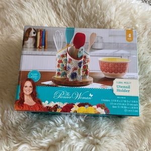 The Pioneer Woman Floral Medley Utensil Holder